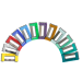 White Serrated "Gentle" 8/pk