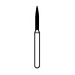 NTI Diamond Bur 861-012F 5/pk