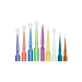 MICROBRUSH APPLICATORS REGULAR 100/PK BLUE