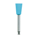 NTI CeraGlaze Polisher Blue Inverted Cone RA 3/pk