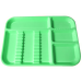 PLASDENT SET-UP TRAY DIVIDED GREEN