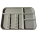 PLASDENT SET-UP TRAY DIVIDED GREY