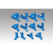 PLASDENT EXCELLENT IMPRESSION TRAYS #1 LARGE UPPER 12/PK