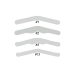 TEMREX MATRIX BANDS #1 .0015 12/PK