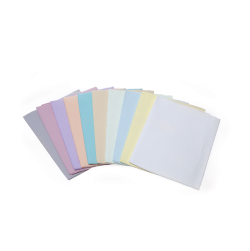 QUALA BIB 2PLY/POLY 13X19 LAVENDER 500/CS