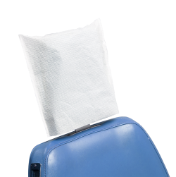 HEADREST COVER T/P 10X13 WHITE 500/CS