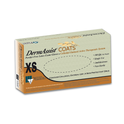 DermAssist Coats Latex Exam Gloves 100/box