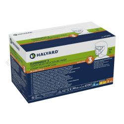 HALYARD FLUIDSHIELD 3 ORANGE MASK 50/BX