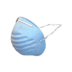 MAYTEX CONE MOLDED FACE MASK BLUE 50/BX