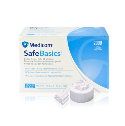 MEDICOM COTTON ROLLS #2 MED 2000/BX