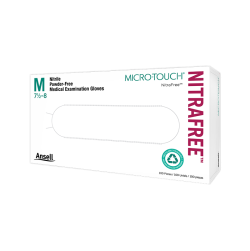Ansell Nitrafree Pink NItrile Gloves