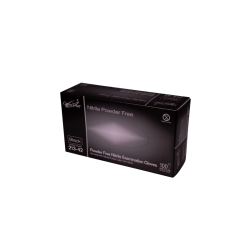 OmniTrust Black Nitrile Exam Gloves 100/box