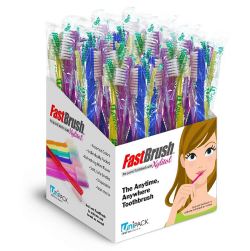 FAST BRUSH PREPASTED TOOTHBRUSHES 100/BX